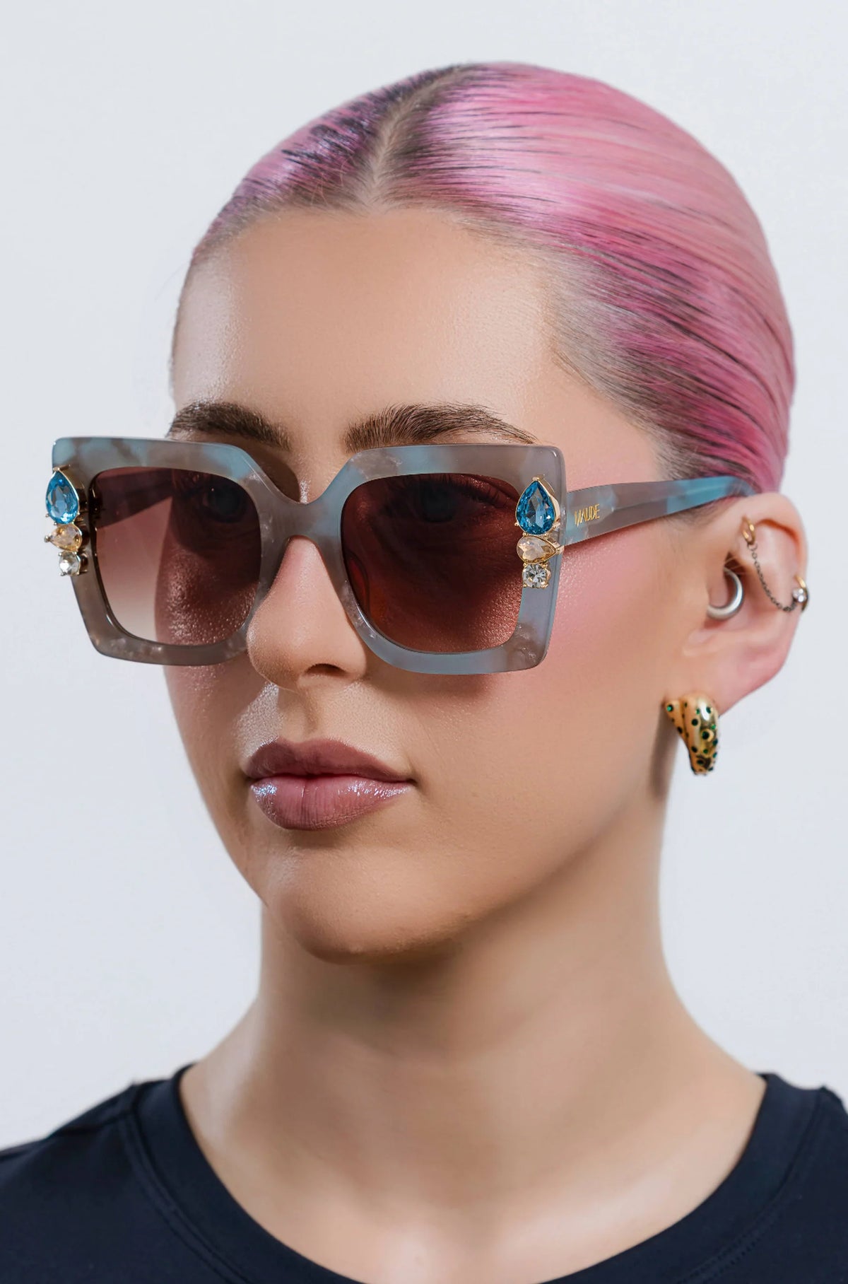 Skyshine Blue Marble Sunglasses