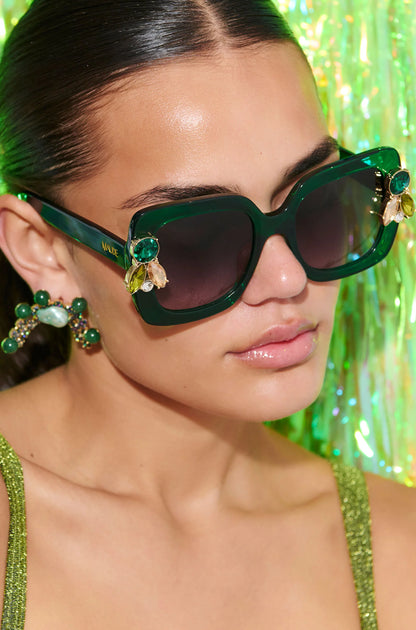 Gemerald Green Sunglasses