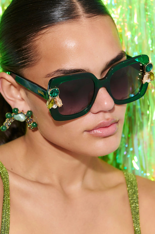 Gemerald Green Sunglasses