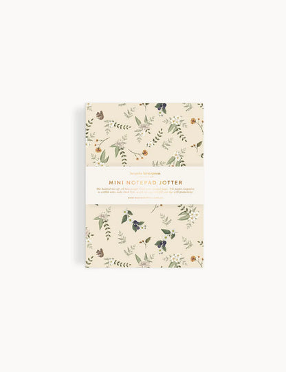 Button Fern Notepad Mini Jotter