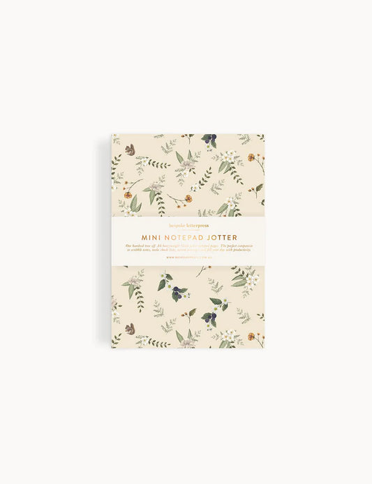 Button Fern Notepad Mini Jotter