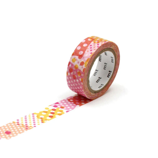 Negapoji Dot Pink Washi Tape