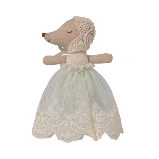 Baby Mouse in Gown Mint