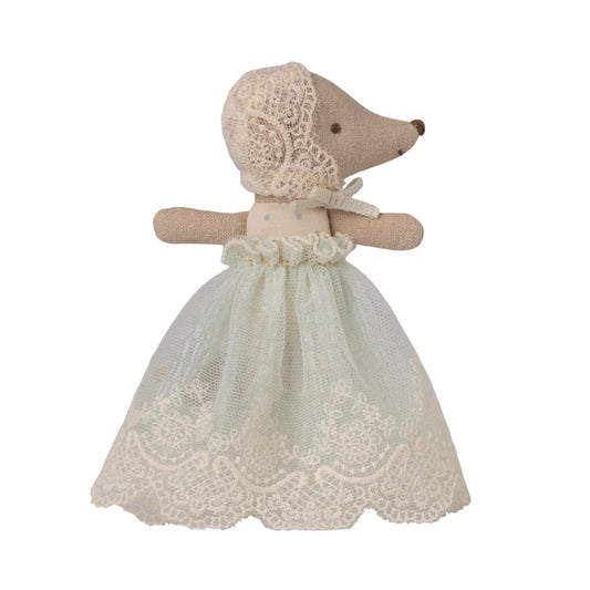 Baby Mouse in Gown Mint