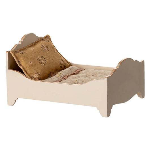 Bed Mouse Wooden off-white
