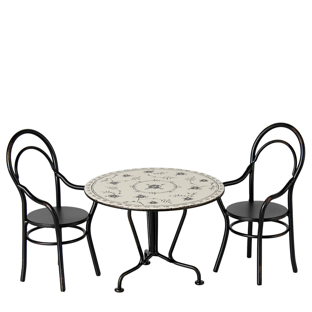 Dining Table Set With 2 Chairs Mini