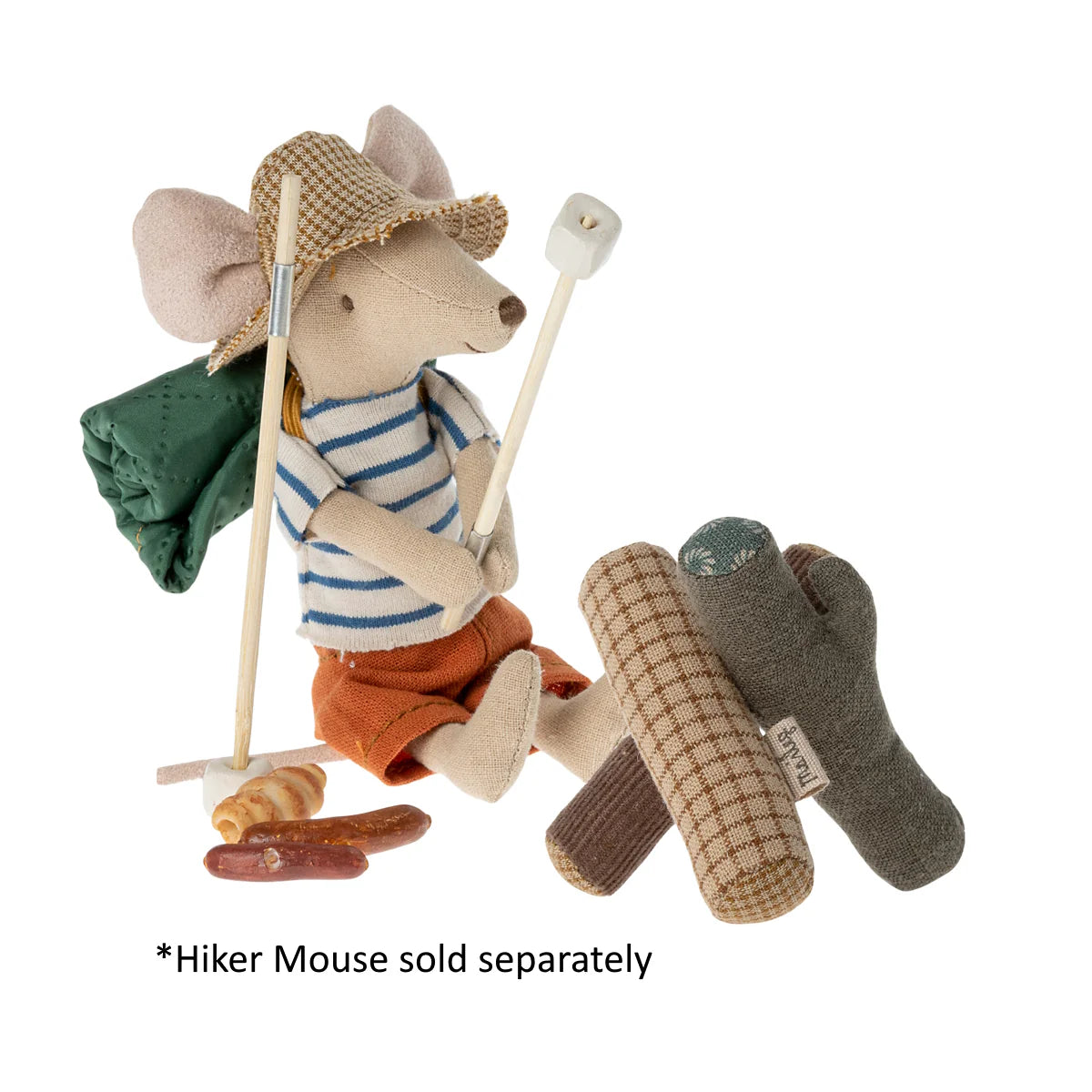 Bonfire Set for Hiker Mouse
