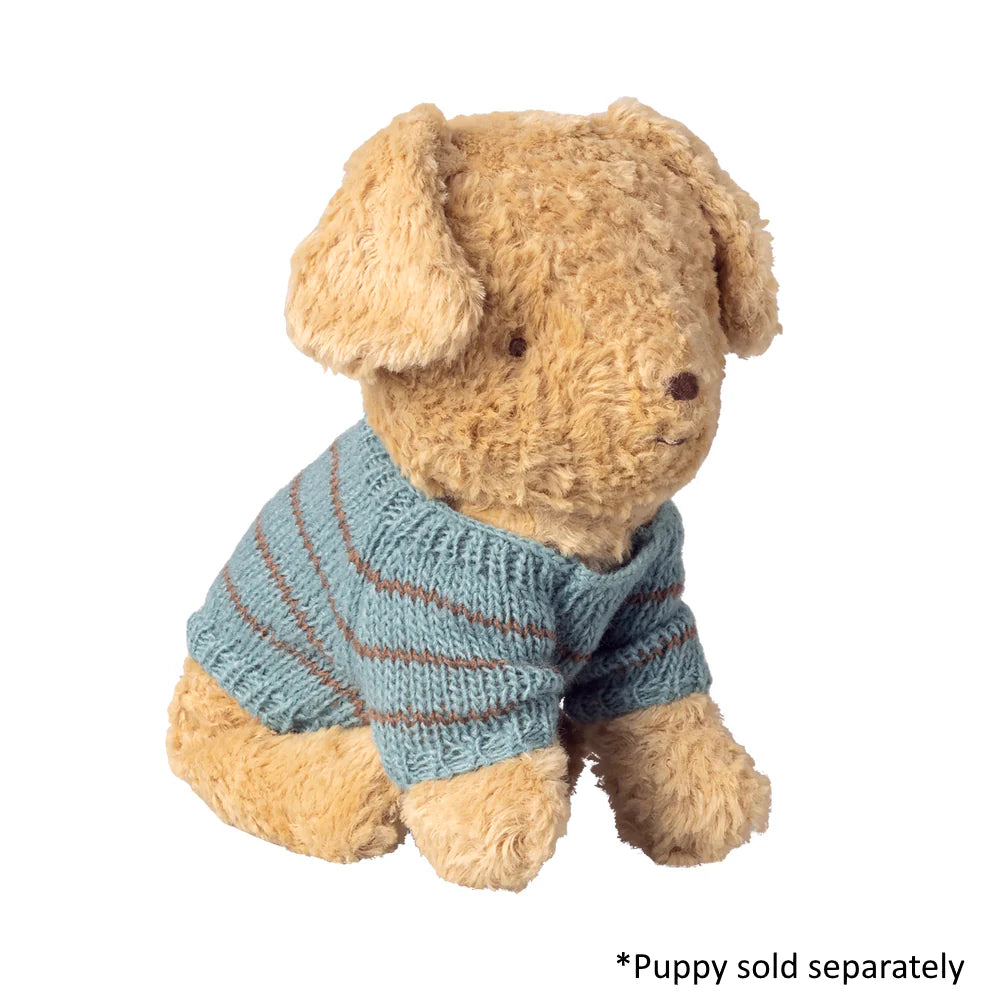 Puppy Supply Small Sweater Dusty Blue