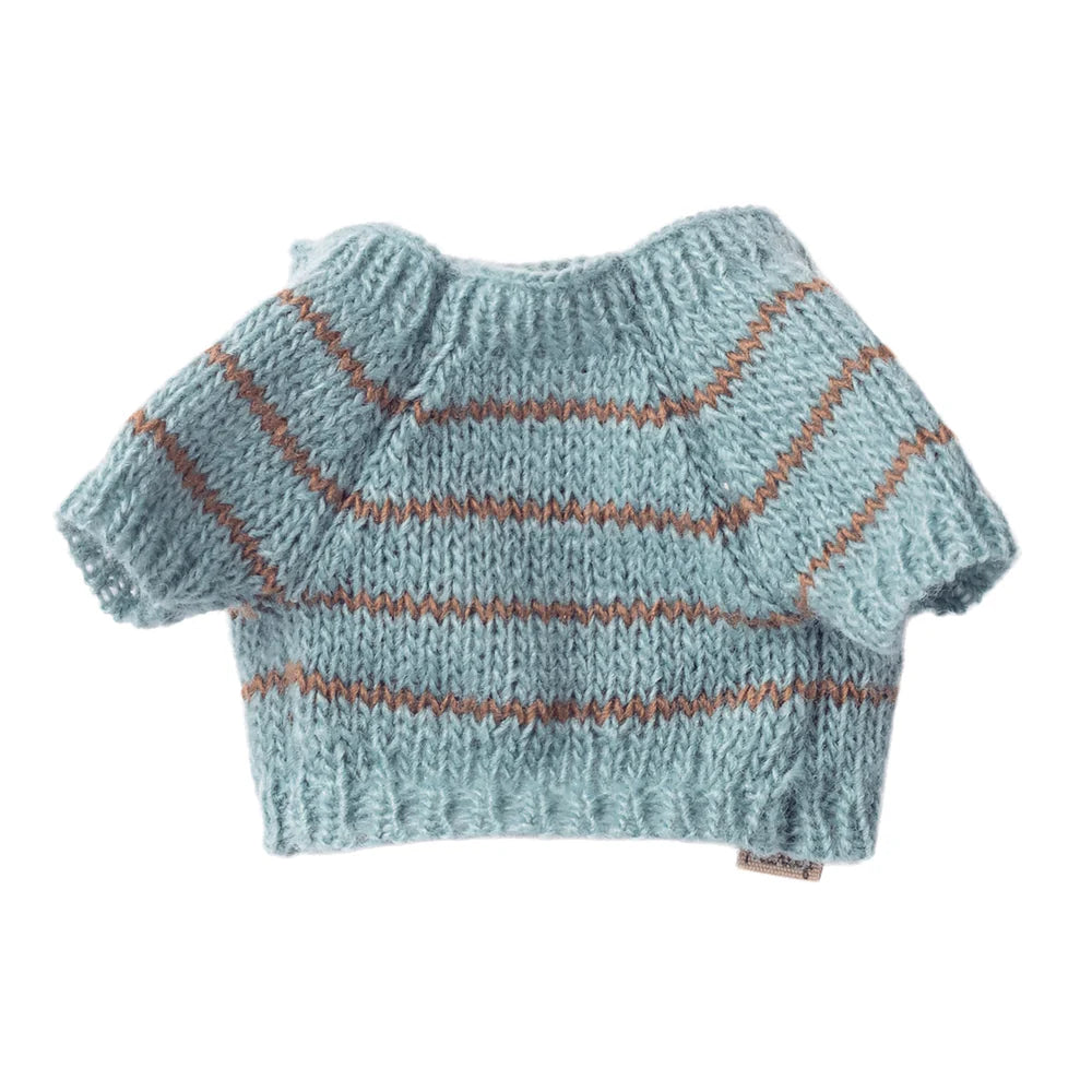 Puppy Supply Small Sweater Dusty Blue