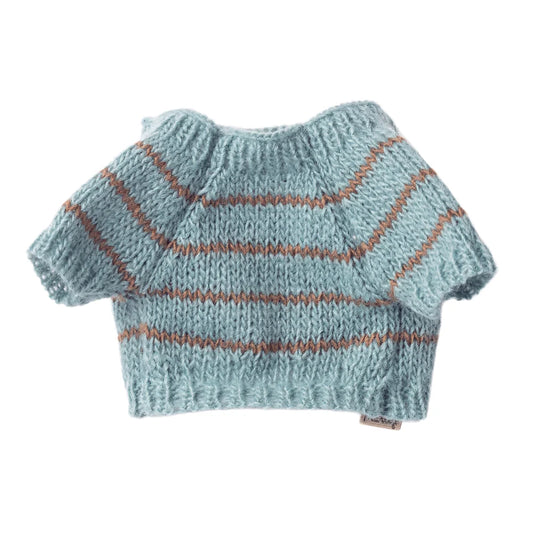 Puppy Supply Small Sweater Dusty Blue