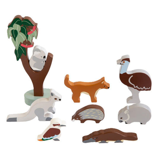 Wooden Toy Aussie Animals
