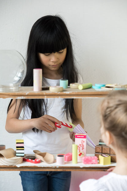 Wooden Toy Candy Jar