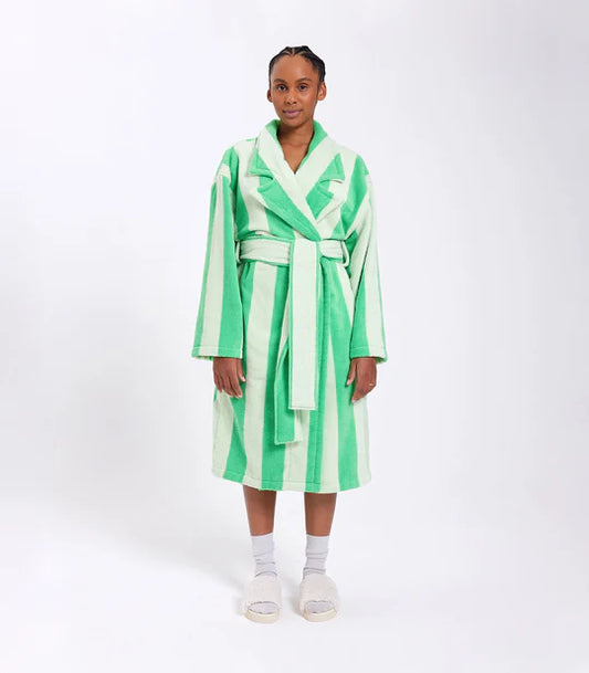 Margarita Stripe Terry Robe