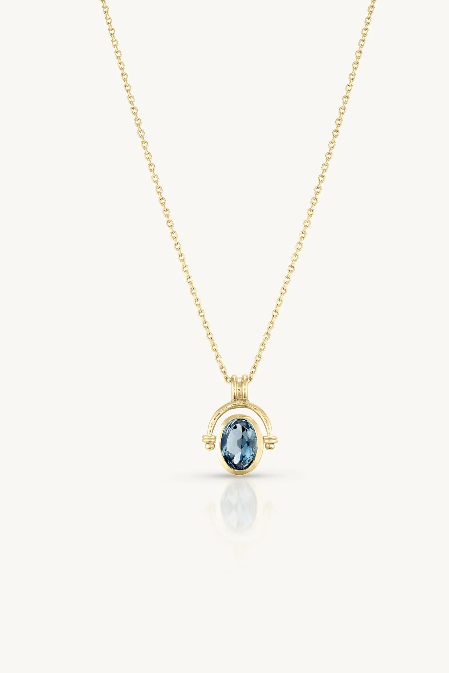 Mira Topaz Gold Necklace