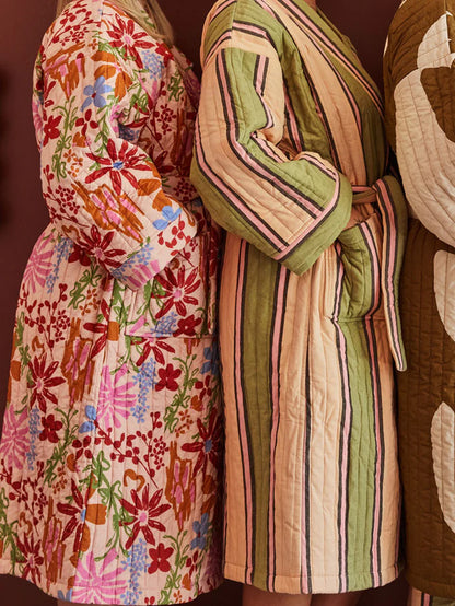 Winter Garden Quilted Robe