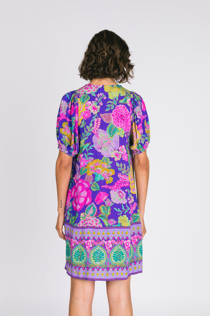 Savannah Mini Dress - Hibiscus