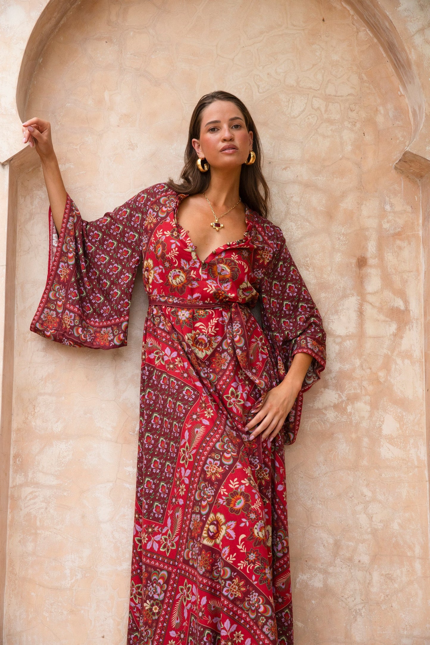 Dreamweaver Gown ~ Pomegranate
