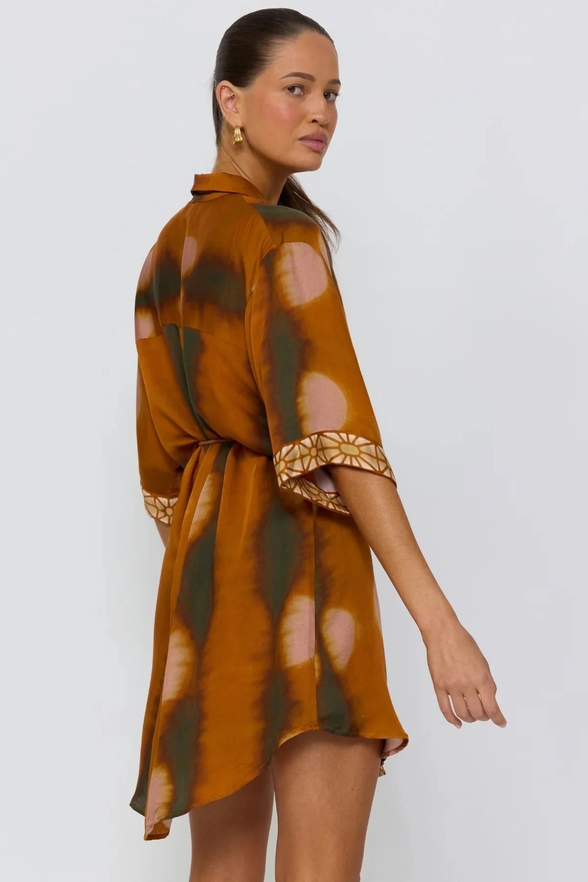 Lois Shirt Dress ~ Umber
