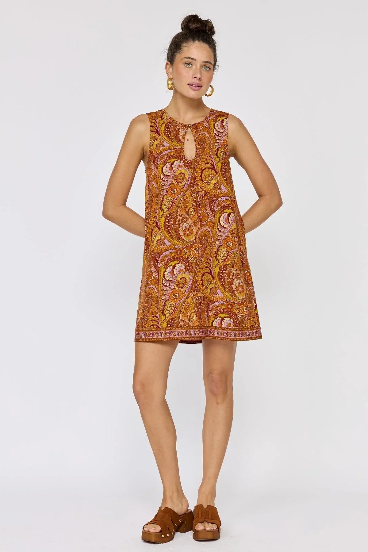 Mae Mini Dress ~ Wild Honey