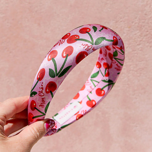Cherry Puffy Headband