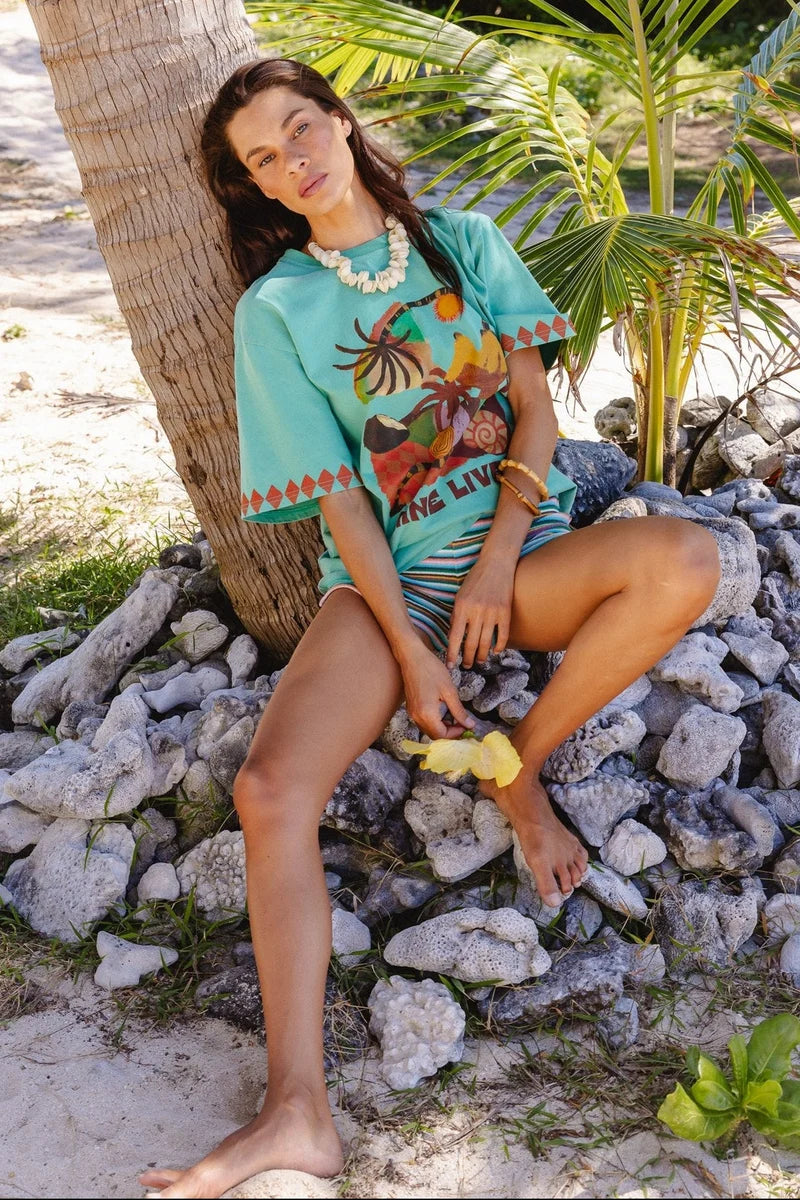 Silver Sun Tee ~ Nautical