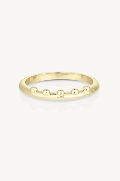 Noble Gold Stacking Ring ~ 5/XS