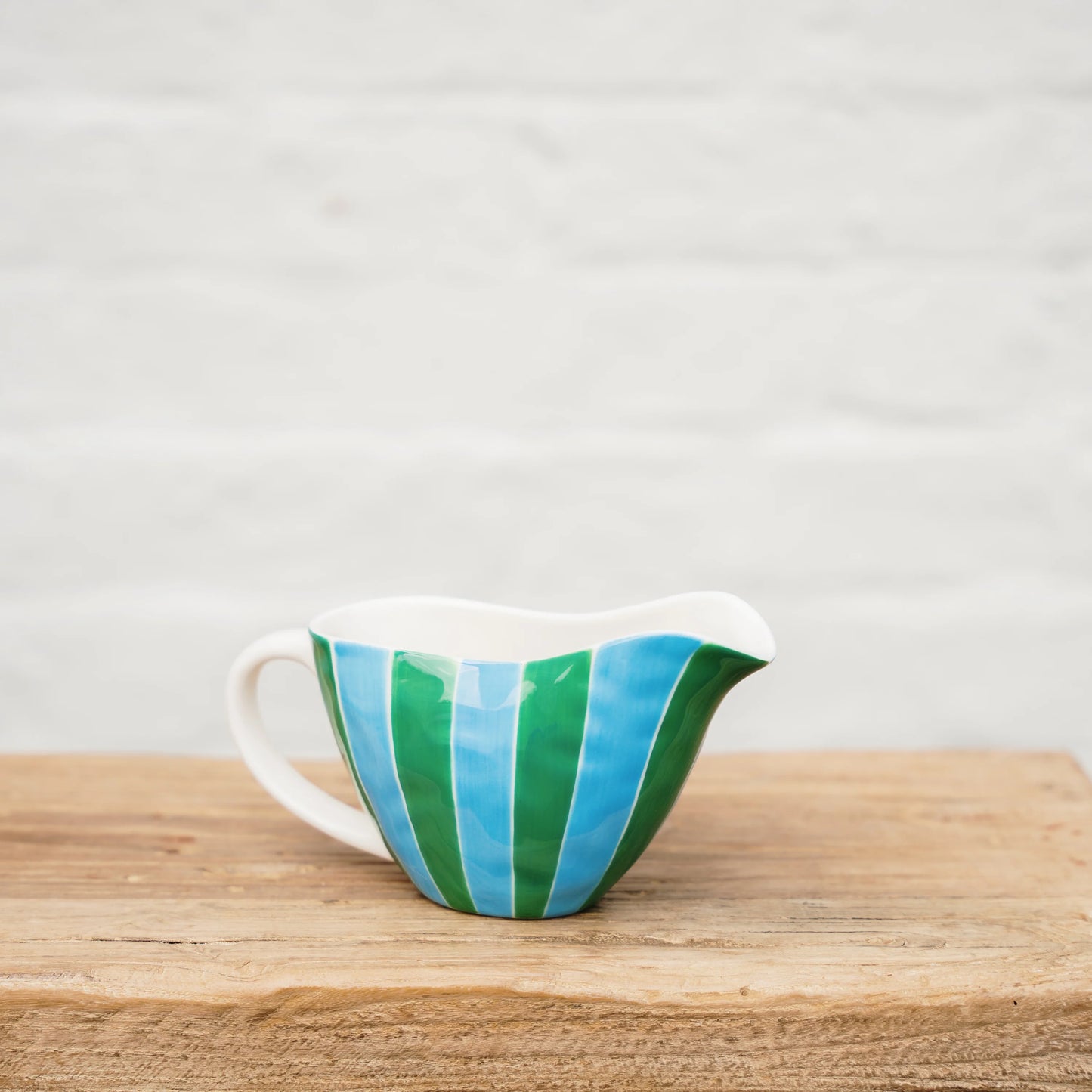 Gravy Jug Green + Cornflower