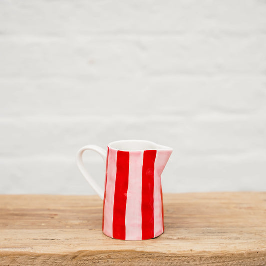 Milk Jug Pink + Red