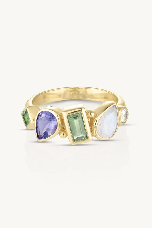 Nova Cluster Gold Ring 8/L
