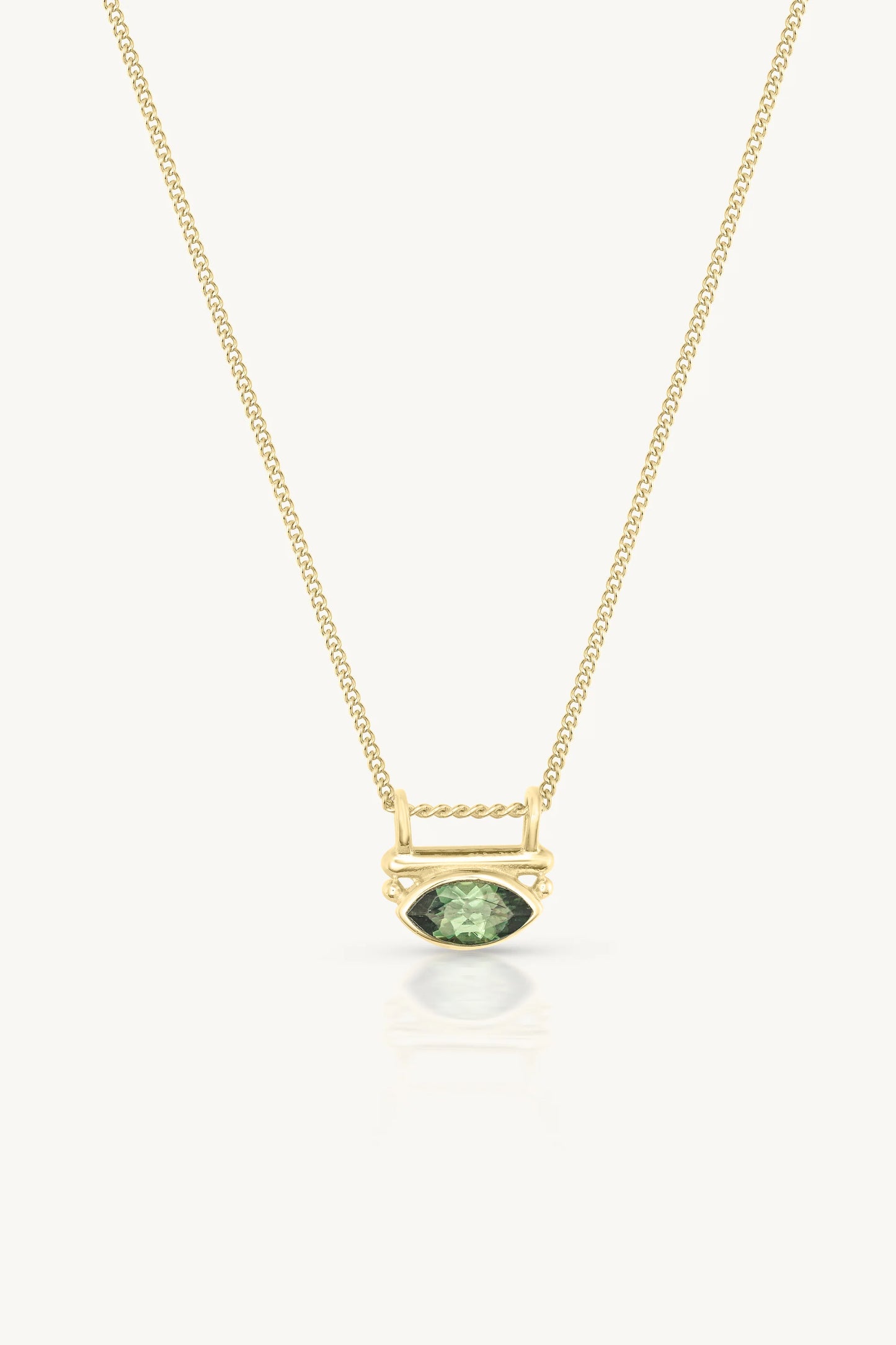 Nyra Apatite Gold Necklace