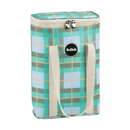 Wine Cooler Bag Ocean Check