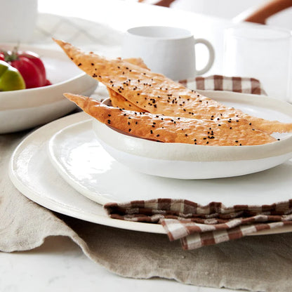 Organic Linen Side Plate Natural