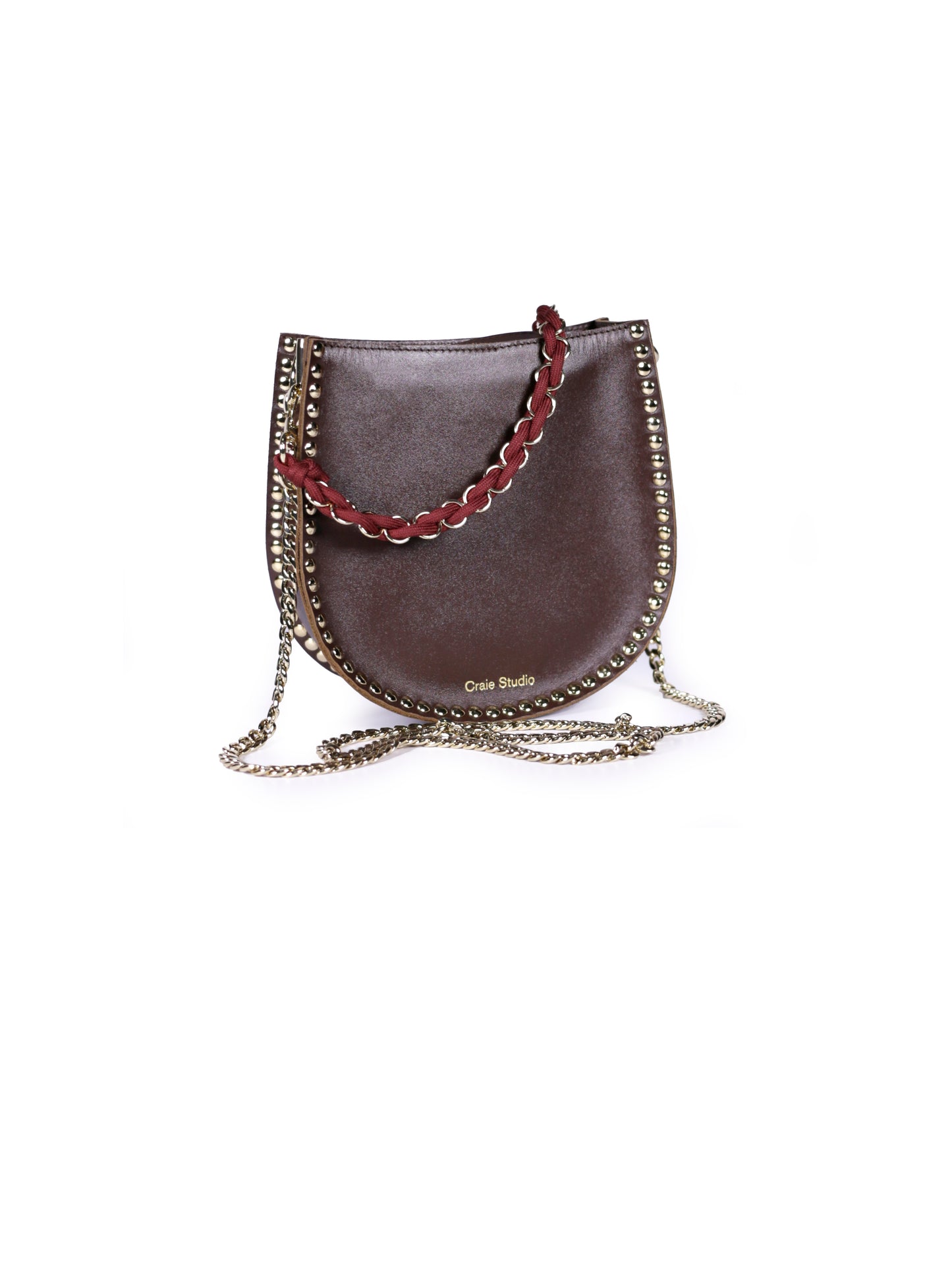 Oro Clou Leather Bag ~ Choc