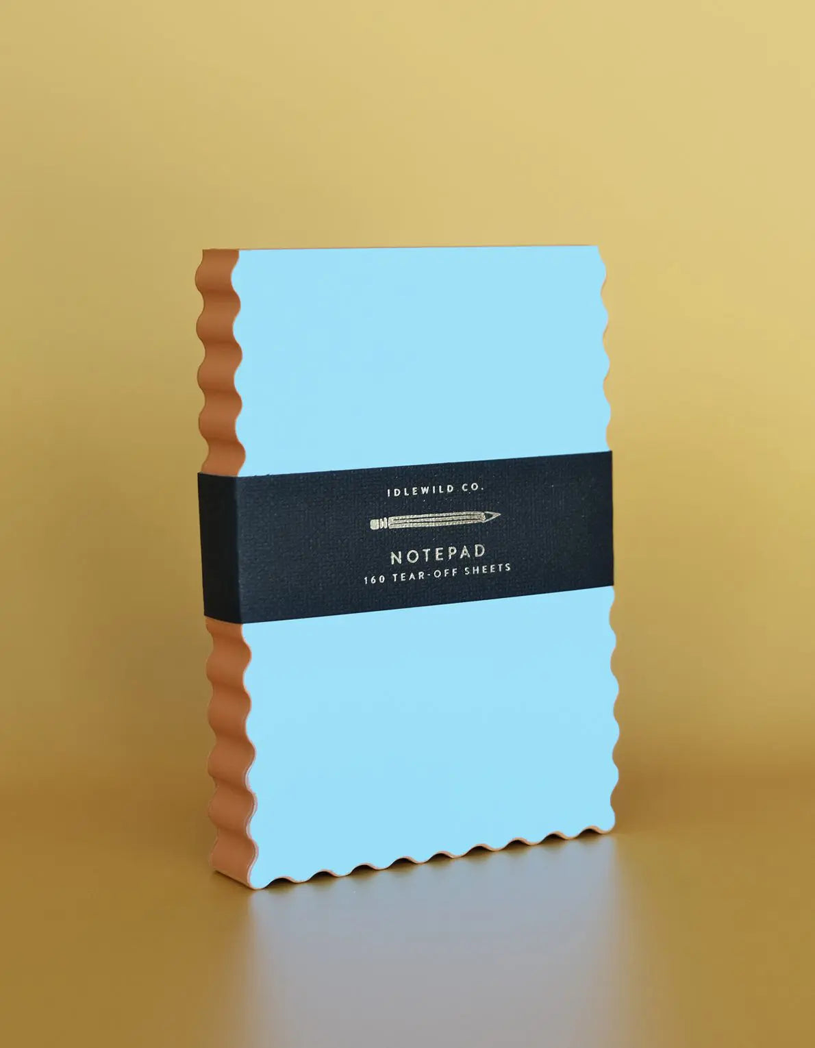 Mini Wave Notepad | Sky + Tangerine