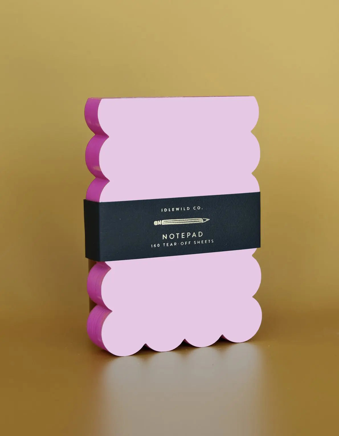 Scalloped Notepad | Lilac + Hot Pink