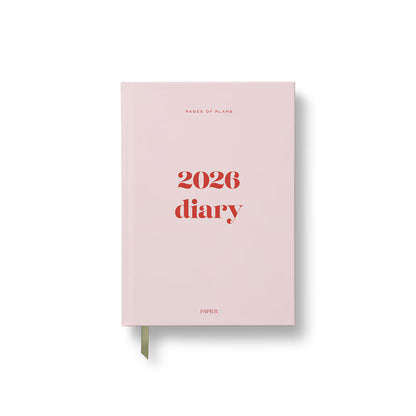 2026 A5 Weekly Planner ~ Joy Pink