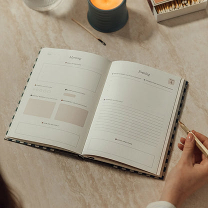Night Sky Fabric Wellness Journal