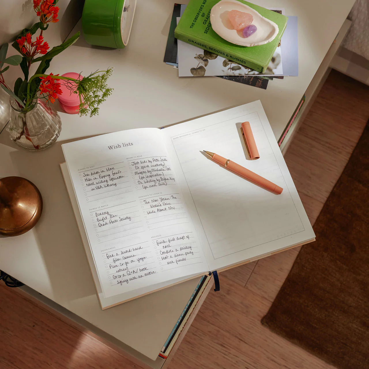 Tulip Vase - Hardcover A5 - Wellness Journal