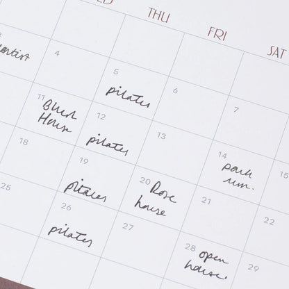 Modern Type Desk Calendar