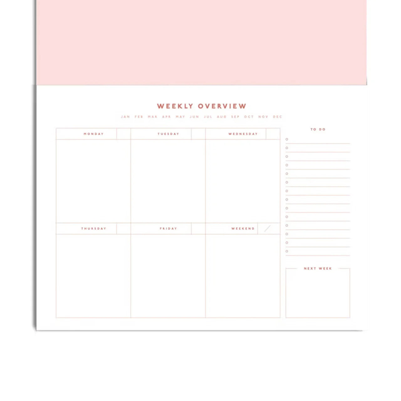 Growth - A5 Weekly Desk Planner - Multi