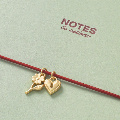 Moss And Ink Sage ~ PU Notebook