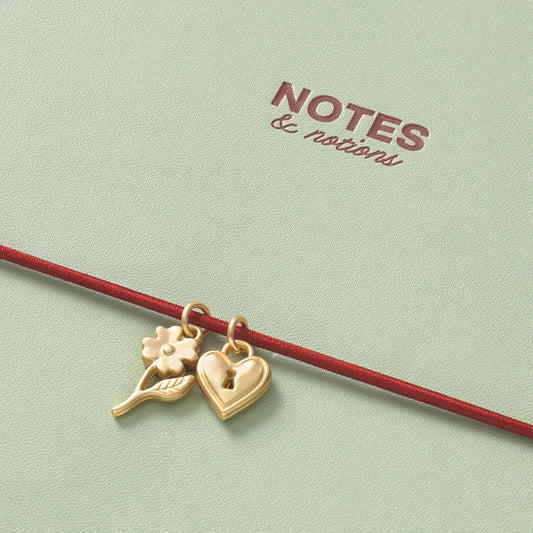 Moss And Ink Sage ~ PU Notebook