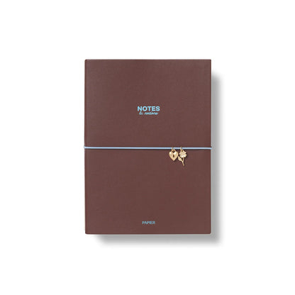 Chestnut and Ink Red ~ PU Notebook