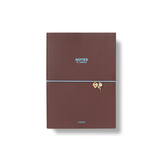 Chestnut and Ink Red ~ PU Notebook