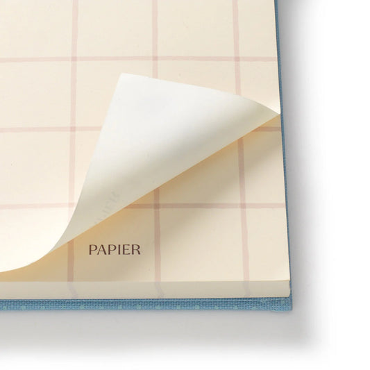 Dot and Check Fabric Notepad