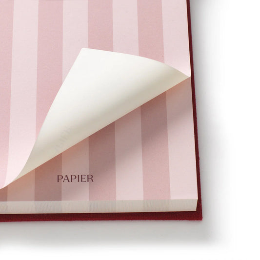 Velvet Bloom Fabric Bound Notepad