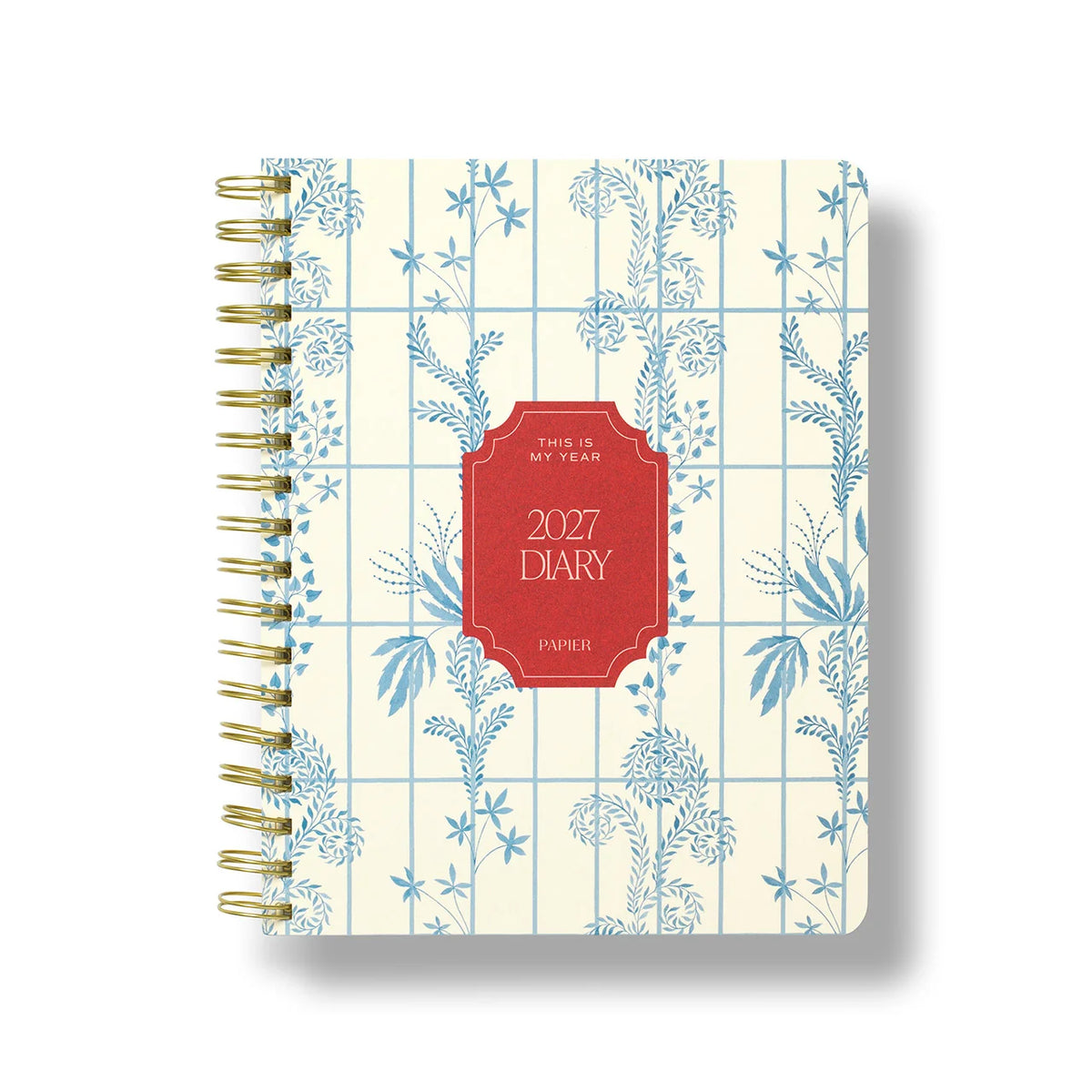 2027 Weekly Diary ~ Softcover Spiral Cabana
