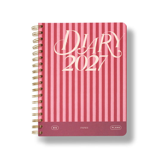 2027 Weekly Diary ~ Softcover Spiral Growing My Year