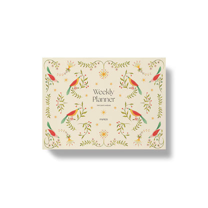 Folklore Birds Weekly Deskpad
