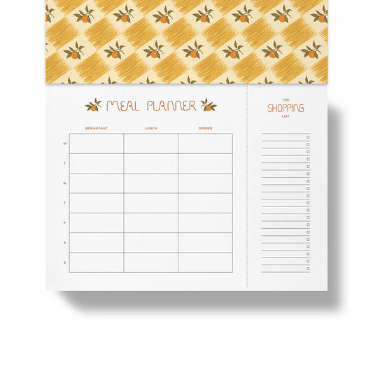 Orange Check Meal Planner